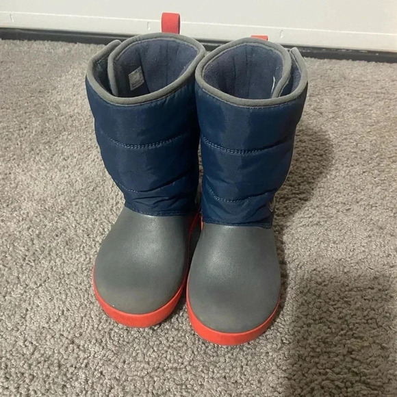 Boys Crocs Snow Boots size C10 - Picture 1 of 11